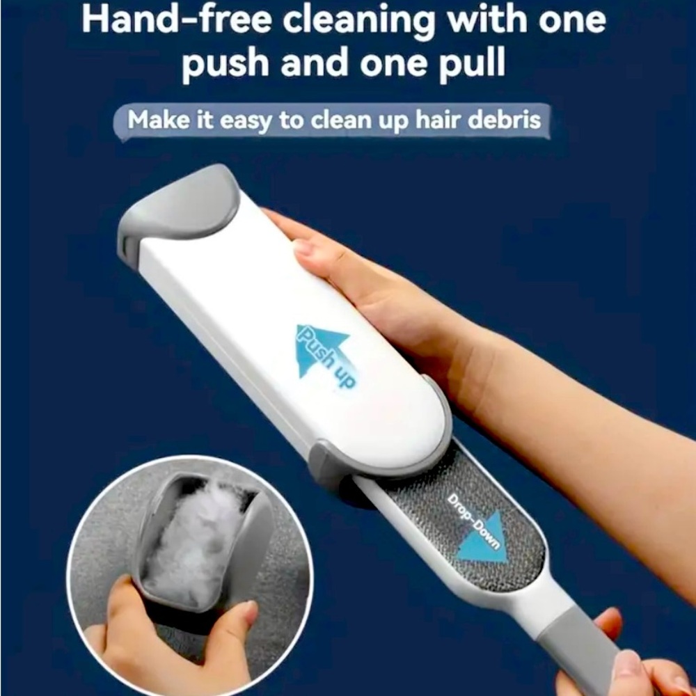 Reusable Electrostatic Dusting Brush - Non-Electric Pet Hair and Lint Remover